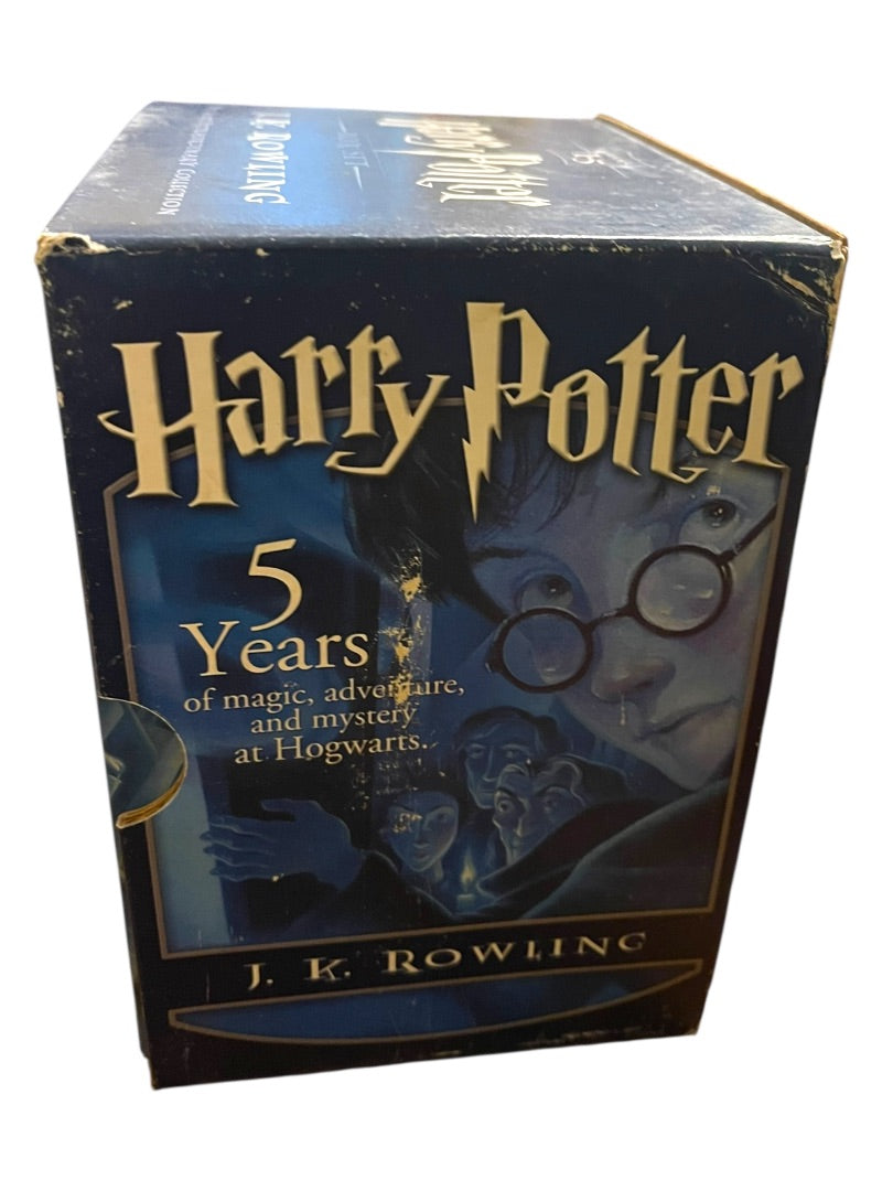 Harry Potter Books 1-5 by J. K. Rowling Boxed Set Scholastic