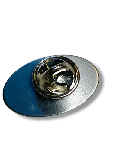 Vintage Resin Pin 1" Oval CID ARB Macht Eit Fret