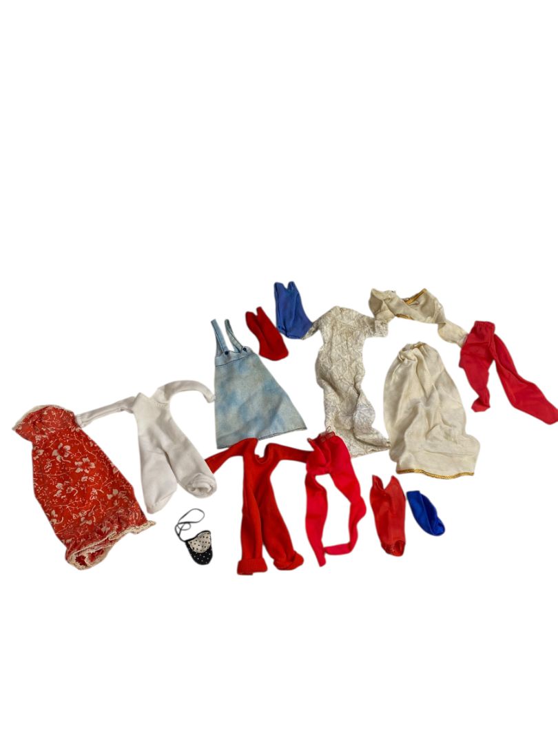 Vintage Fashion Doll Clothes Lot Fits Barbie Skipper 11.5 Inch Dolls