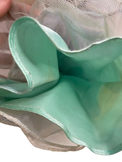 1997 Mattel Spring Tea Party Barbie Tulle Tiered Dress Avon Exclusive