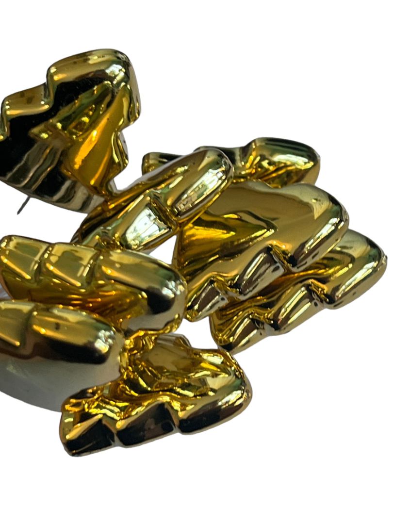 8 Plastic Gold Christmas Tree Acrylic Swizzle Sticks