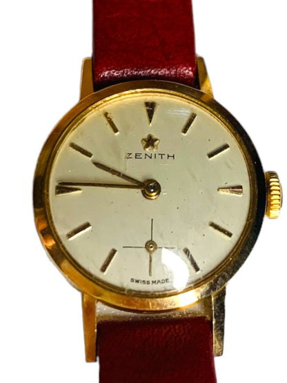 Zenith Stellina 1959 Women's Wristwatch 23mm Italy Calfskin Band Working