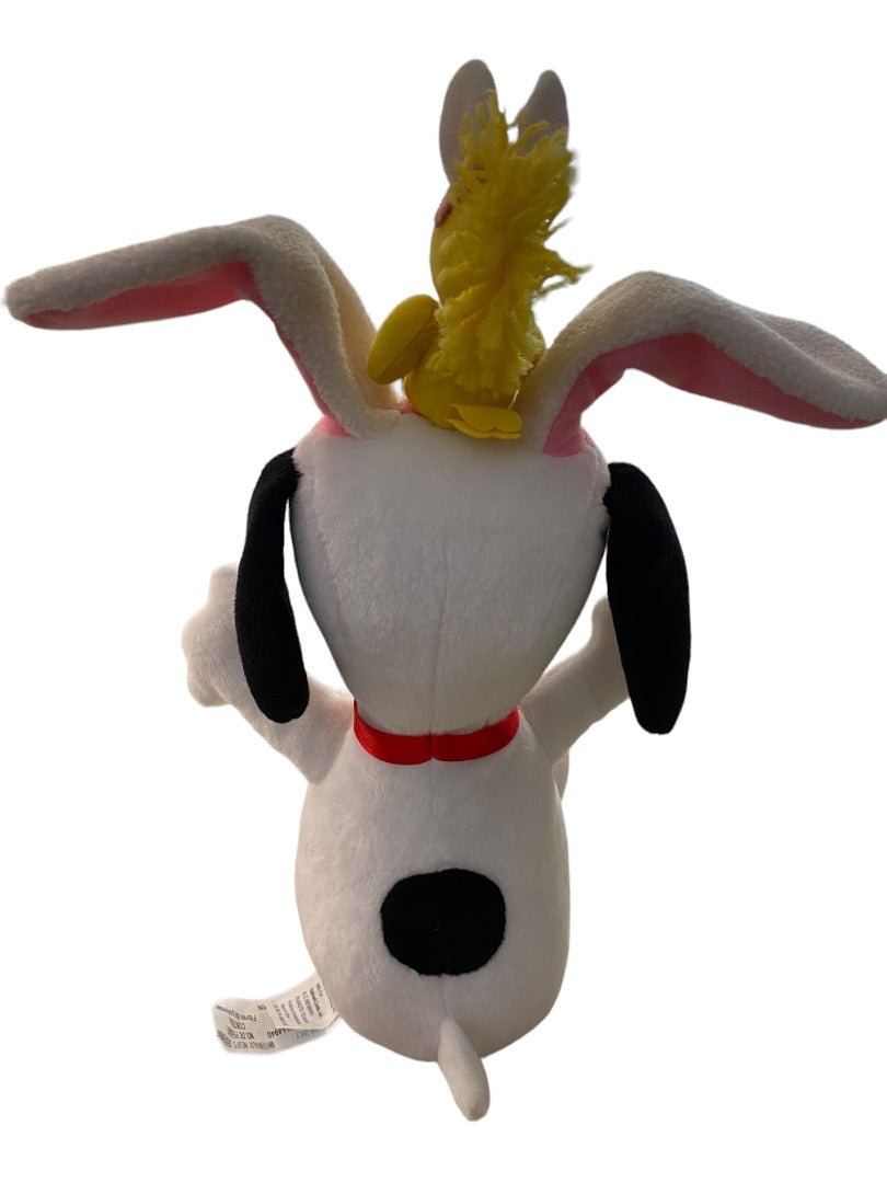 Hallmark Snoopy and Woodstock Musical Dancing Plush Working Animated 13"h Flappy Easter