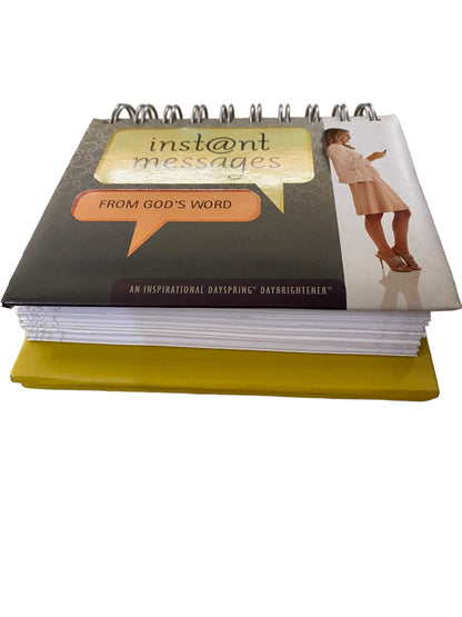 DaySpring Instant Messages from Gods Word Tabletop Spiral Bound Day Brightener