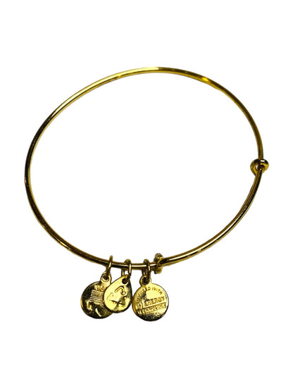 Alex and Ani Goldtone Adjustable Bangle Charm Bracelet