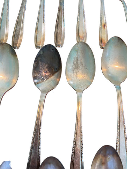 Harmony House Serenade Vintage Silver Plate 36 Piece Set