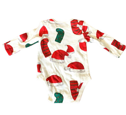 6 Months Carter's NWOT Christmas One Piece Snap Crotch Long Sleeve