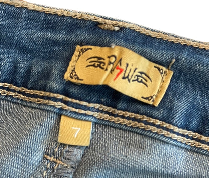 Sie 7 Raw Original Junior Womens Distressed Skinny Jeans Stretch Denim