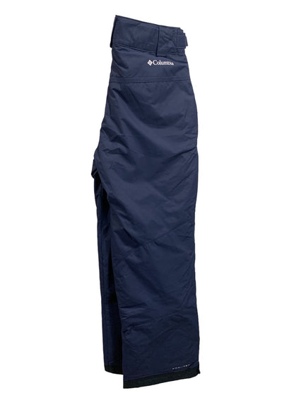 Medium Columbia Mens New Arctic Trip Omni-Heat Snow Pant Navy Blue