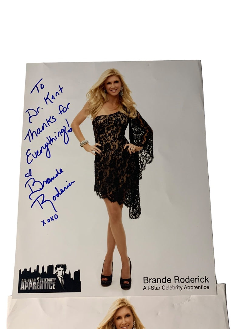 Signed Brande Roderick All-Star Celebrity Apprentice Personalized Autograph