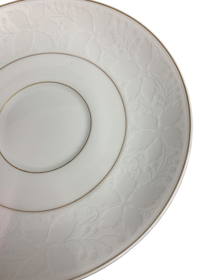 Rosenthal Germany White Velvet Saucer Gold Trim 6 Inch
