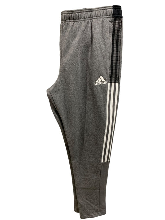 XL Adidas Mens New Tiro 21 Gray Sweat Pants Regular Fit GP8802