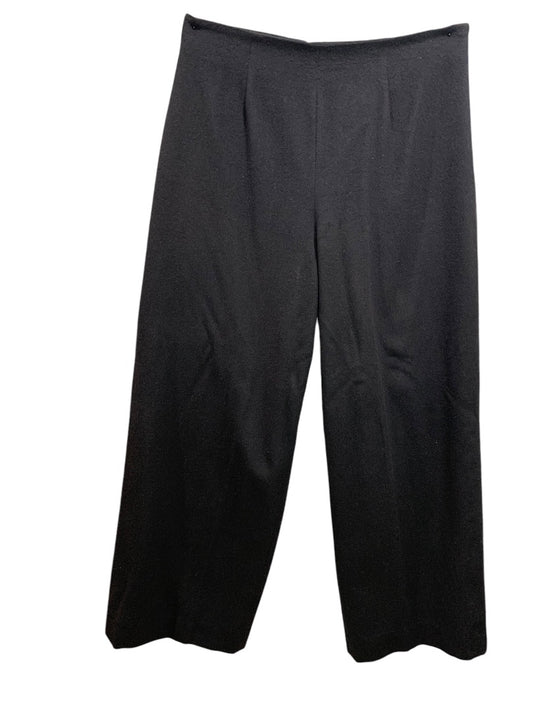 Size 46 (US 14) Morabito Paris Womens Wool Angora Blend Black Pants