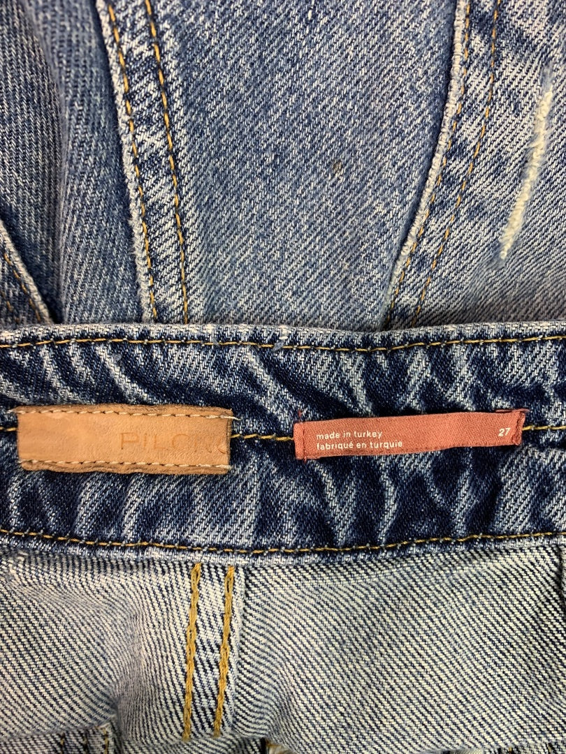 Size 27 Pilcro Anthropologie Womens Jeans Utlility Ankle Carpenter Denim