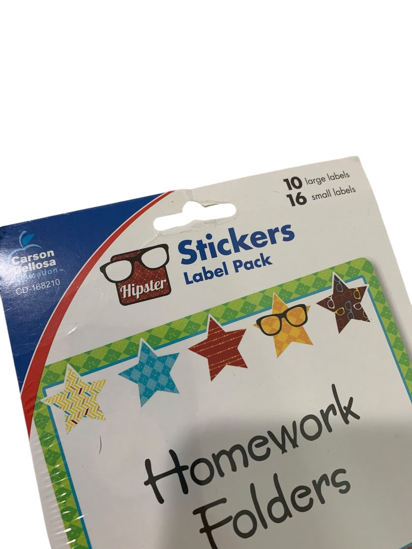 Carson Dellosa Stickers Label Pack 26  CD-168210 Teacher Classroom