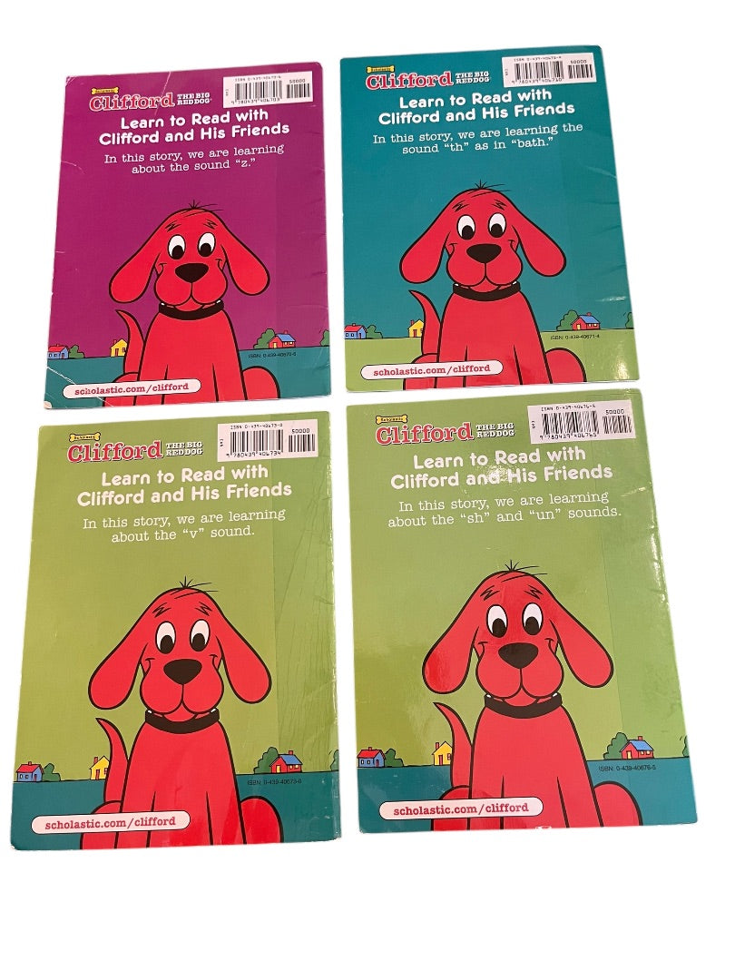 Clifford the Big Red Dog Phonics Fun Reading Program Lot of 12 Paperbacks