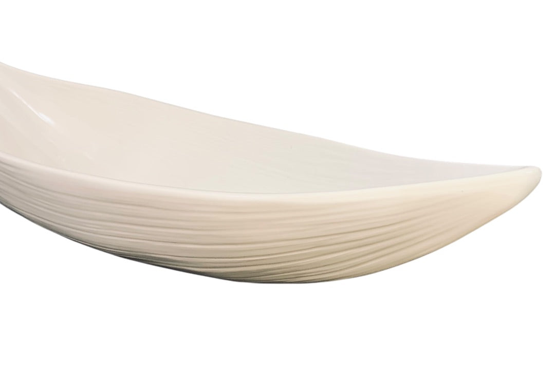 Michael Aram Large Statement Centerpiece Trench Bowl Dish Ceramic 27 Inch