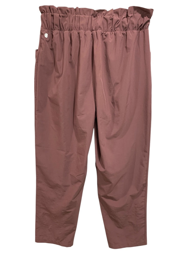 Medium Z by Zella Womens Pull On Loose Fit Pants Stretch Deep Mauve