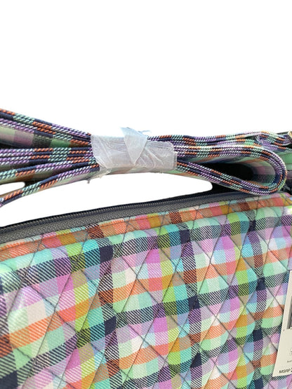 Vera Bradley Saddle Crossbody Bag Gingham Plaid New 29579-12611 Messenger