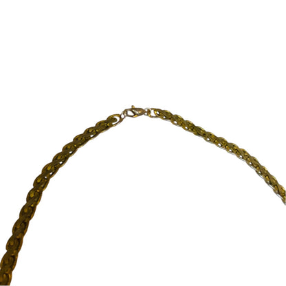 Vintage Silvertone Goldtone 24 Inch Chain Necklace Lays Flat 6mm