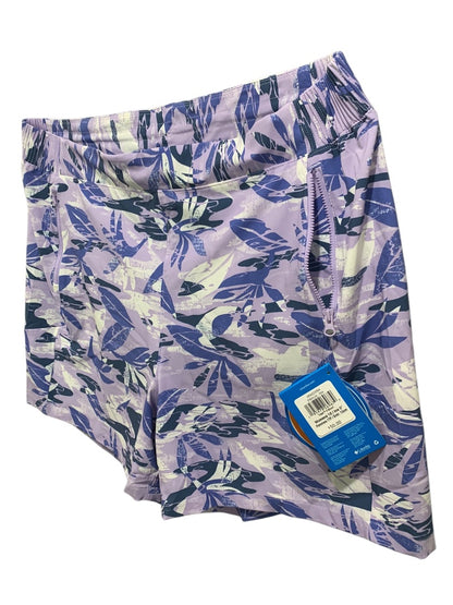 1X Columbia Womens New Tidal II Short Purple Tropical UPF 50