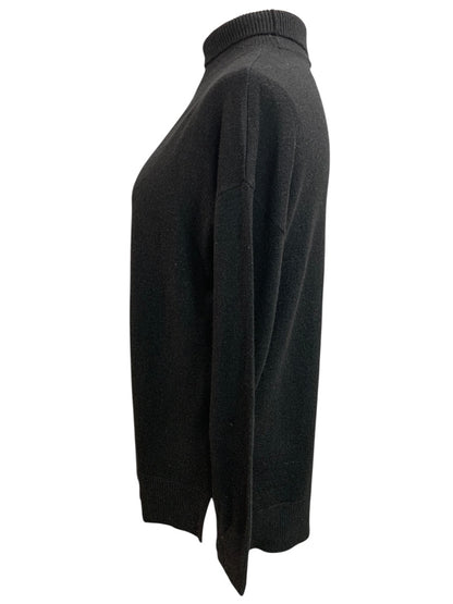 XS Loft Woments Black Turtleneck Sweater Tunic Length