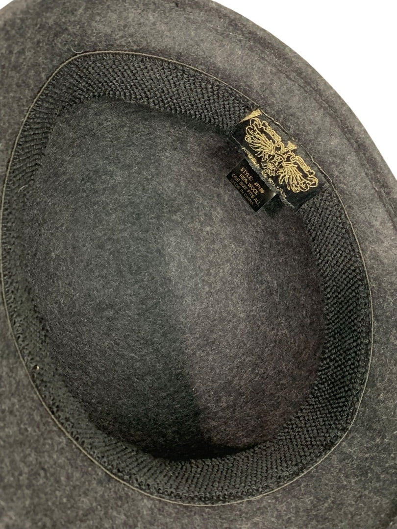 One Size Angela & William Womens Wool Cloche Hat Charcoal Gray