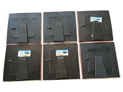 Set of 6 Picture Photo Frames 6" x 6" Tradewinds Bay Botanicals
