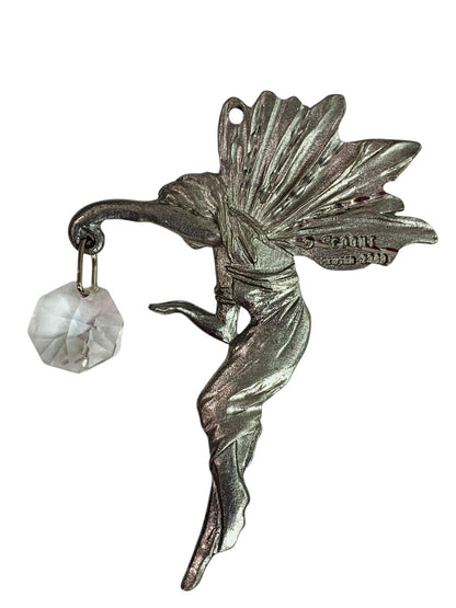 Spoontiques Pewter Ornament Suncatcher Prism Fairy 3"