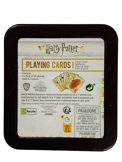 Hogwarts Harry Potter New Sealed Playing Cards in Tin Paladone