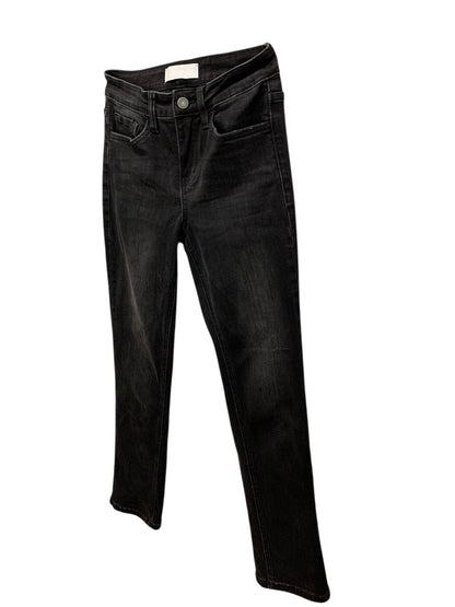 Size 25 Vervet Womens Black Skinny Jeans Stretch Denim 28" Inseam