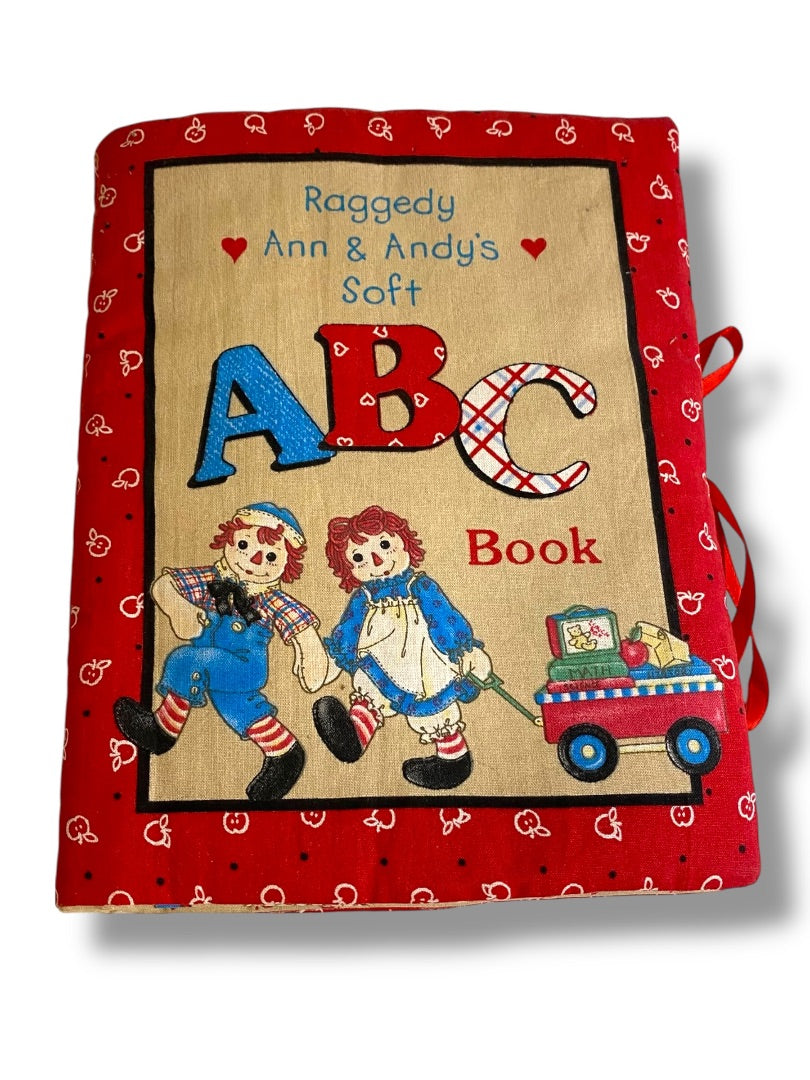 Vintage Raggedy Ann & Andy's Soft ABC Book Alphabet