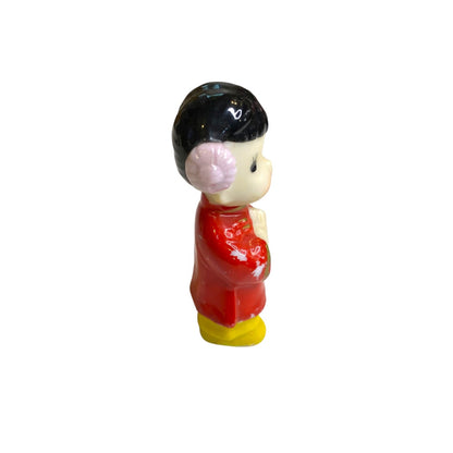 Vintage Japan Ceramic Figurine Praying Girl 3 Inch