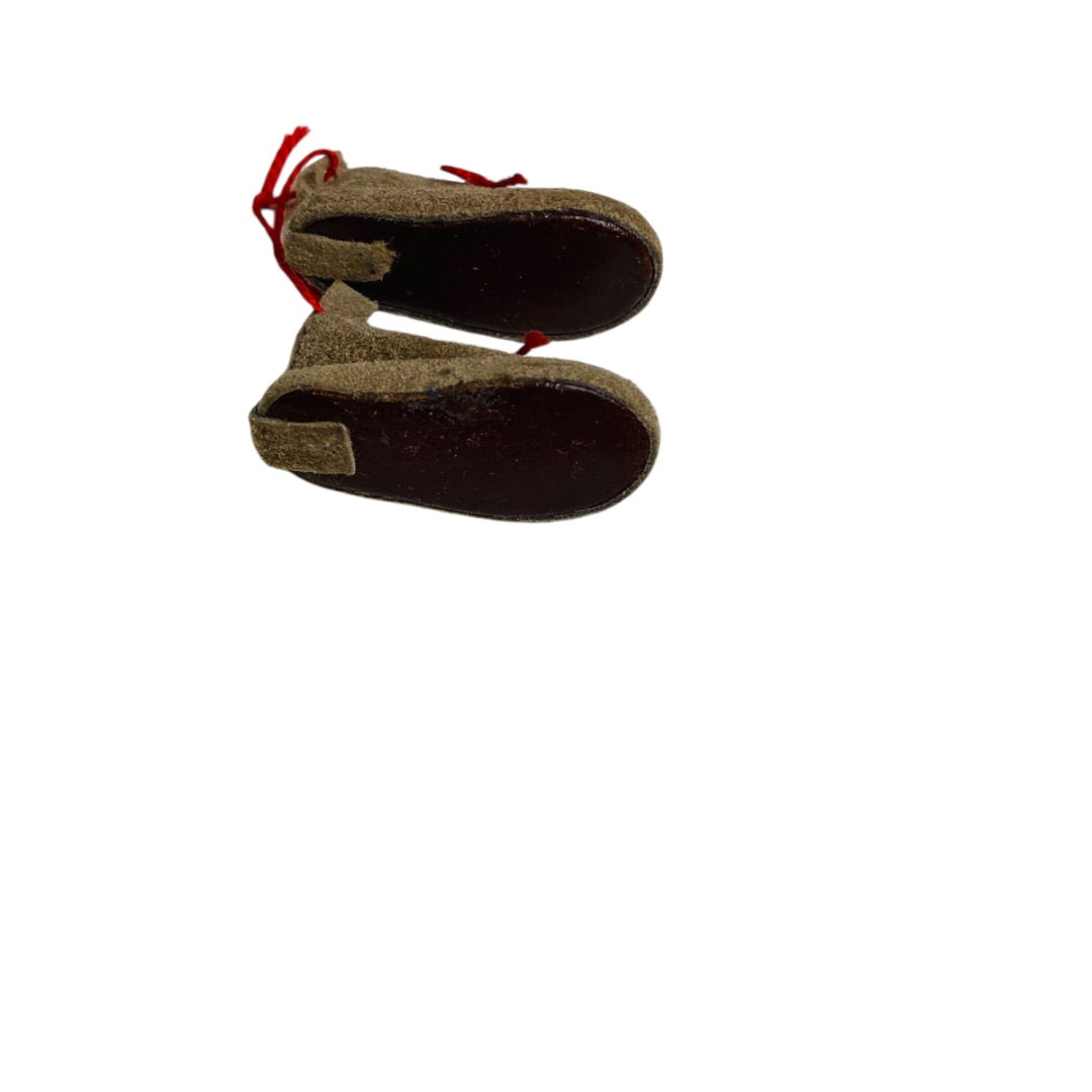 Vintage Miniature Shoes Ornament Hanging Traditional 1.5"