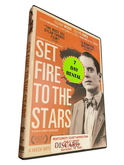 Set Fire to the Stars DVD Elijah Wood Celyn Jones 2014 Ex Library