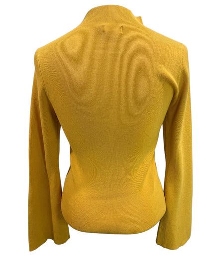 Medium Maeve Anthroplogie Gold Yellow Womens Flare Sleeve Sweater