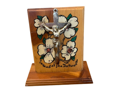 Vintage Cedar Point Sandusky Ohio Legend of the Dogwood Religious Crucifix