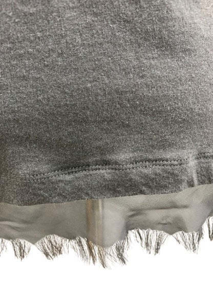 Size Medium LOGO Lori Goldstein Womens Gray Knit Shirt Long Sleeve