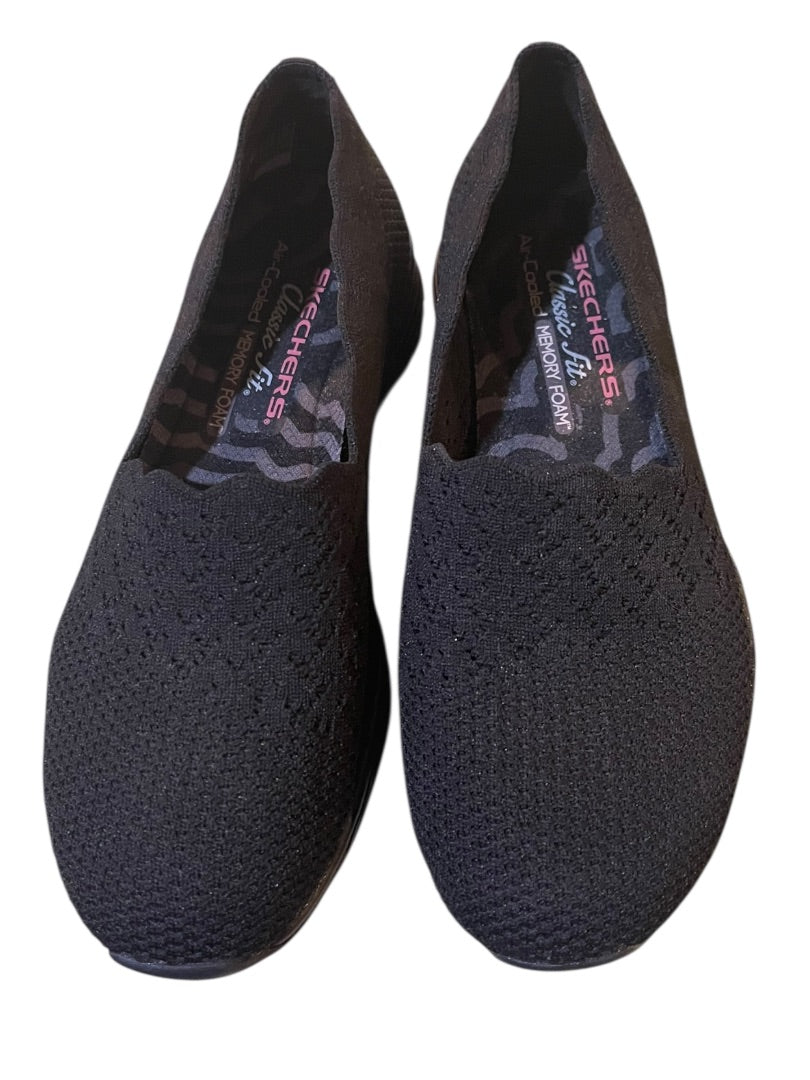 6 Skechers Classic Fit Air-Cooled Memory Foam Slip on Womens Shoes