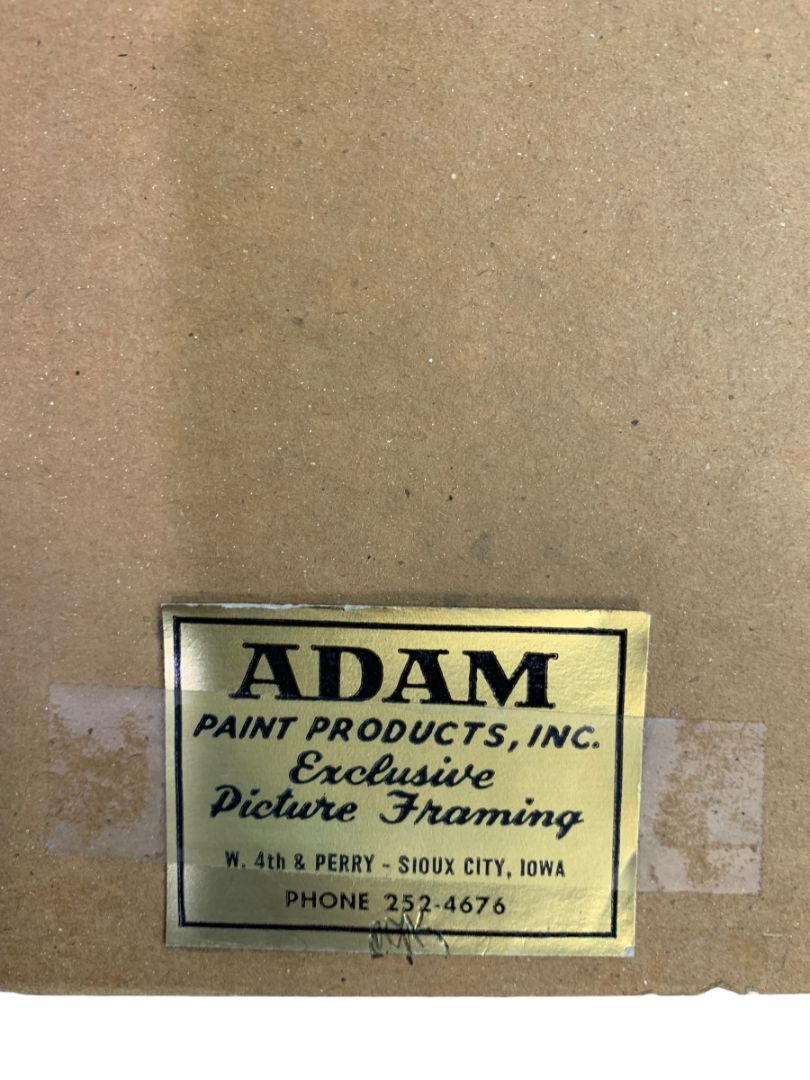 Vintage Framed Needlepoint Crewel Love Floral Wreath Wall Hanging 9.5" x 7.5"