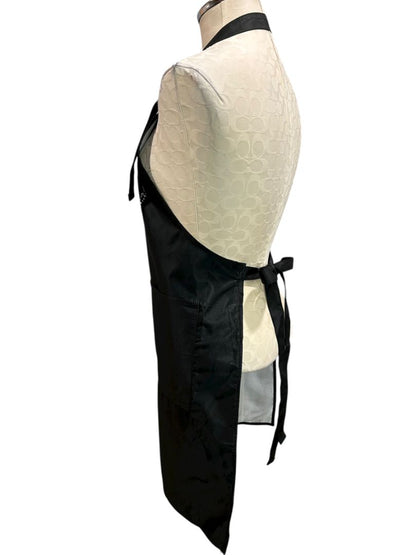 Hair Stylist Apron Embellished New Pockets Black Backed Lined