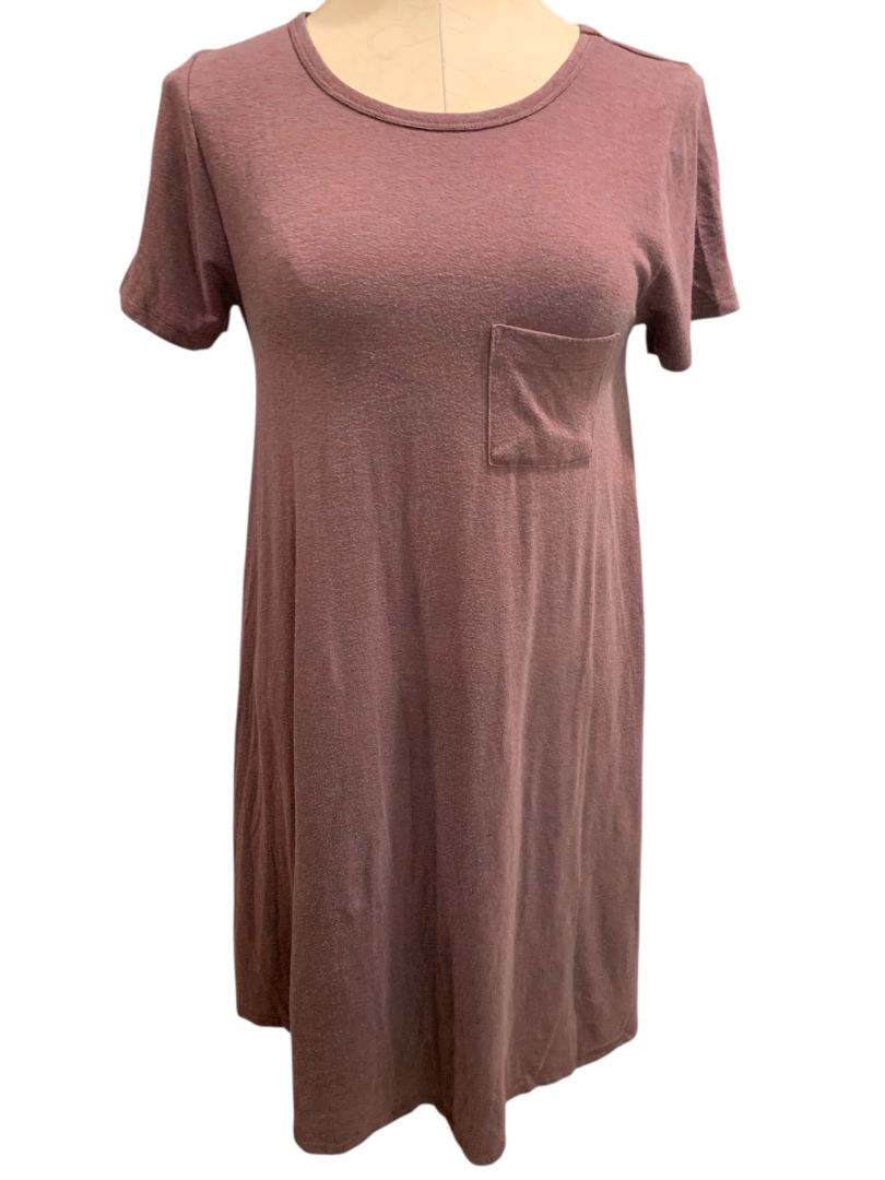 Size XS LulaRoe Muted Purple Carly Dress Hi Lo Hem Tshirt