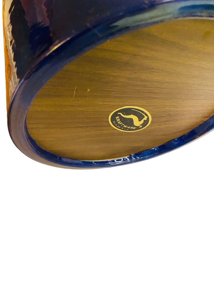 Vintage Schweppes Kraftware Curiously Refreshing Ice Bucket Lid