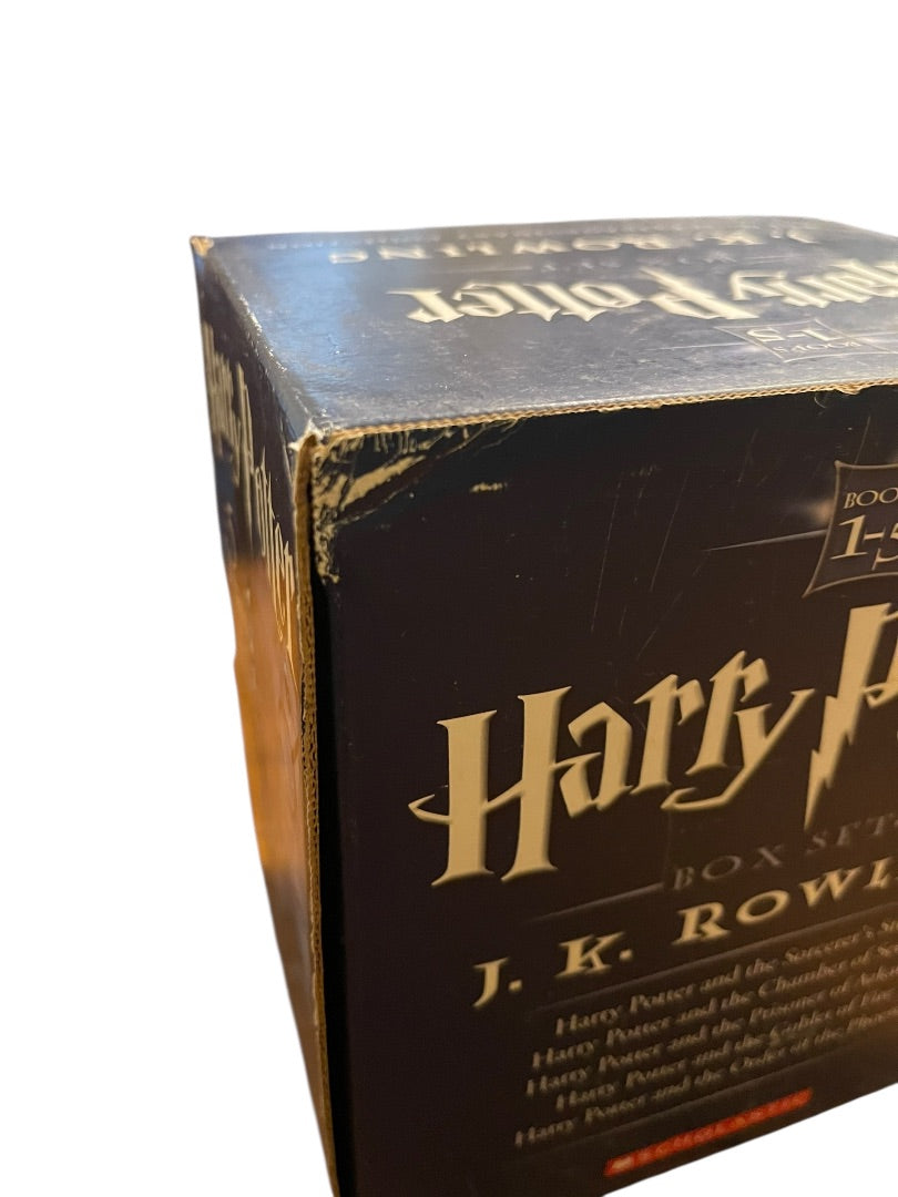 Harry Potter Books 1-5 by J. K. Rowling Boxed Set Scholastic