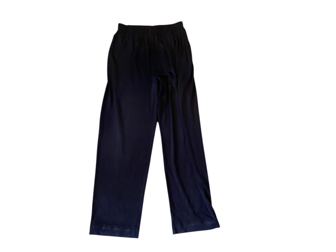 Size Medium Clio Womens Vintage Black Travel Knit Pull On Pants