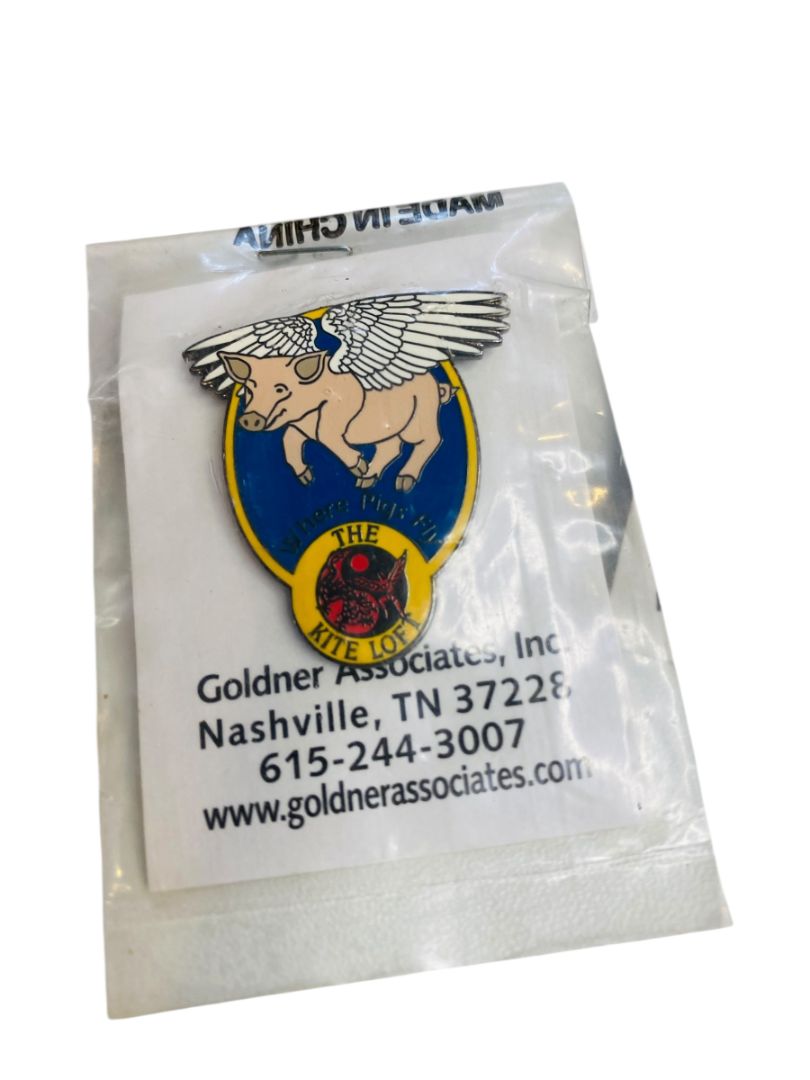 Lot of 8 Lapel Pins Kite Theme Assorted Years New Goldner Associates