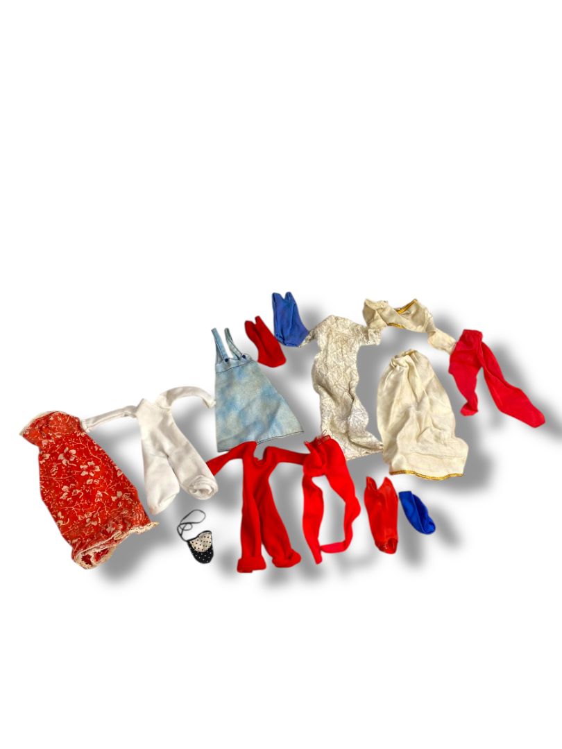 Vintage Fashion Doll Clothes Lot Fits Barbie Skipper 11.5 Inch Dolls