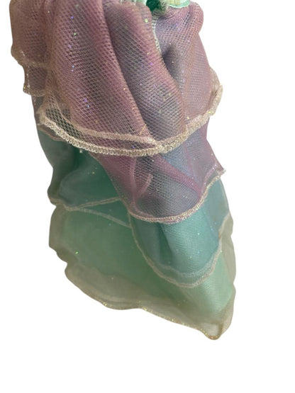 1997 Mattel Spring Tea Party Barbie Tulle Tiered Dress Avon Exclusive