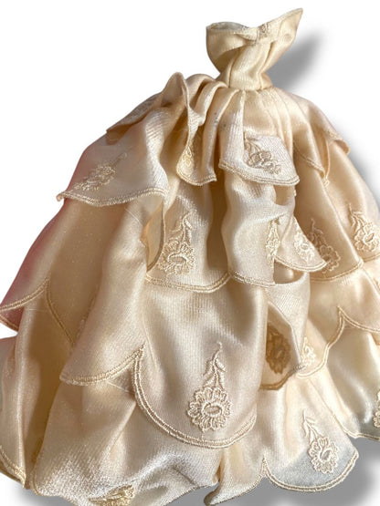 Lot of 4 1980s Fashion Doll Gowns Lot Fits Barbie 11.5 Inch Dolls