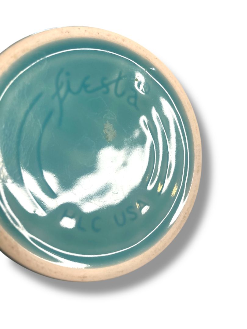 Fiesta  Small Utility Jam Jar Homer Laughlin 5.5" Turquoise